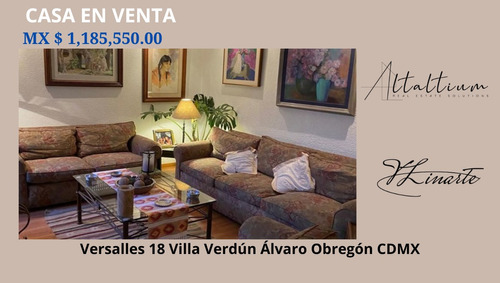 Casa En Venta En Villa Verdun Alvaro Obregon Cdmx I Vl11-di-027