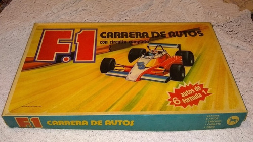 Antiguo Juego De Mesa F1 Carrera Autos Tablero Colección 