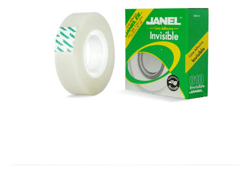 Cinta Adhesiva Magica Invisible  Janel 810 24 X 65 M 2 Pieza