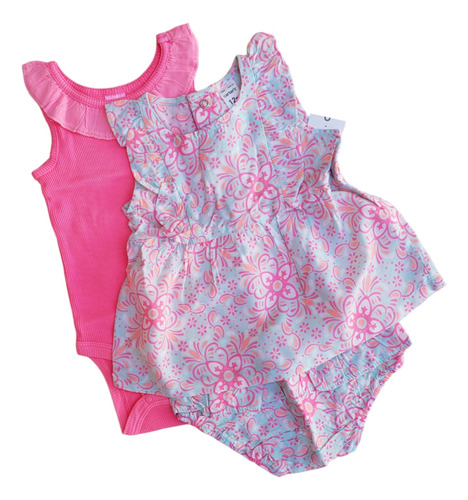 Conjunto Verano Carters Beba Rosa 18 Meses 