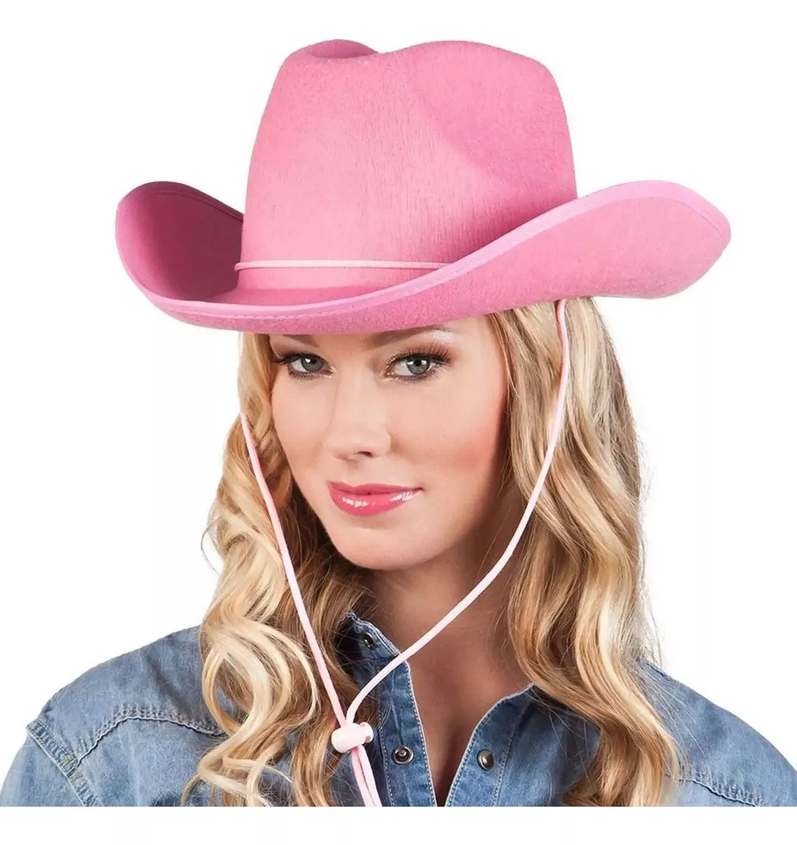 Terceira imagem para pesquisa de chapeu cowboy rosa