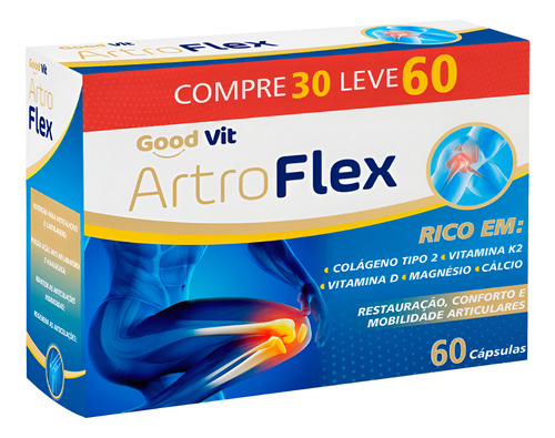 Artroflex Dores Nas Juntas Restauração Articulares 60 Cáps