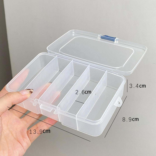 Pequeña Caja De Almacenamiento Transparente, Caja De