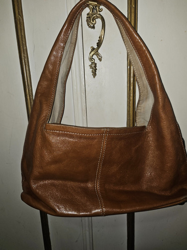 Carteras Prune Como Nueva De Cuero Vacuno Flor Marrón Claro Lisa Níquel Marrón Claro (Usado)