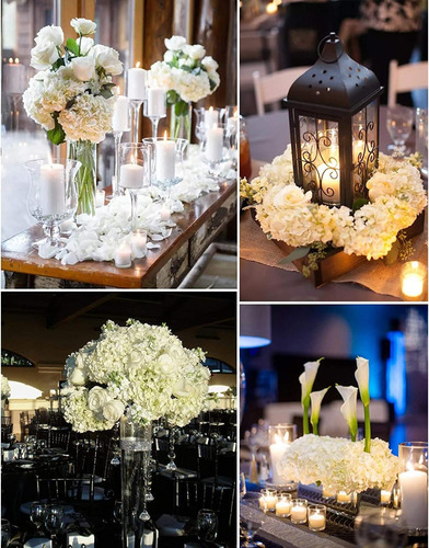 Ramo Hortensias Artificiales Decoración Hogar Boda (8 Pzas)