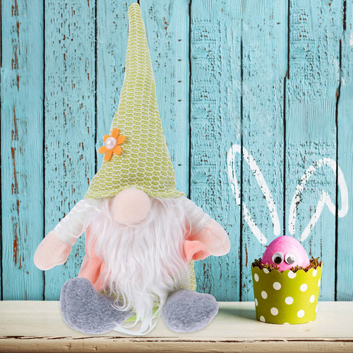 Decoración De Gnomo Sentado Para Decoración De Gnomos De Pas
