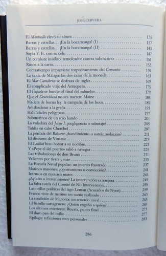 Avatares De La Guerra Española En El Mar José Cervera Pery