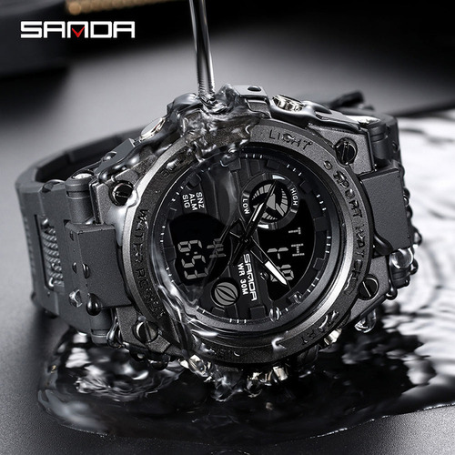. Reloj Multicinético Con Movimiento De Doble Pantalla For
