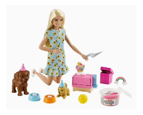 Barbie Puppy Party De Mattel. Fiesta De Cachorros