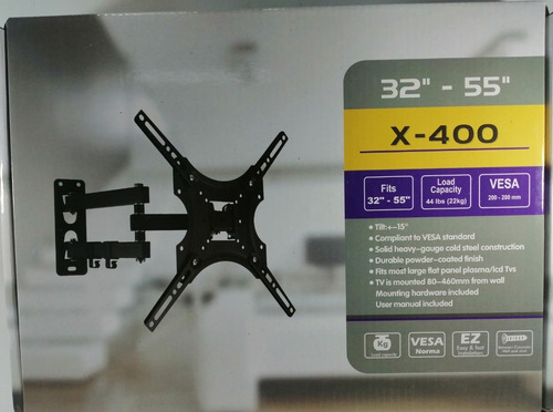 Soporte Para Tv De 32 Hasta 55 Pulgadas Escualizable.