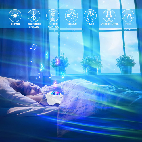 Proyector De Galaxias Aurora Con Altavoz Bluetooth