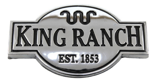 Emblema King Ranch Logo Camioneta Escudo Lobo