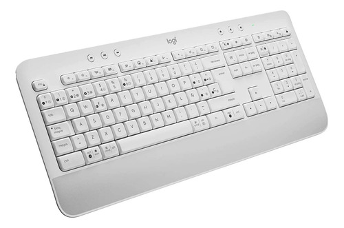 Teclado Logitech K650 Signature Ecofriendly Color del teclado Blanco Idioma Español