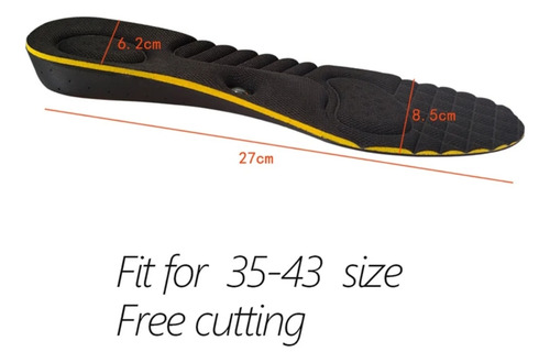 Plantilla Transitable Aumenta Estatura 5cm Arco Magnético Lc