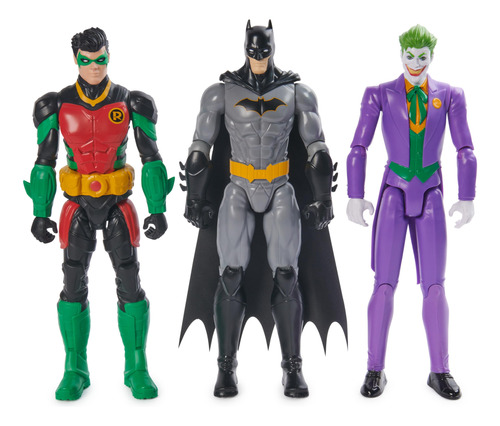 Dc Comics, Batman Team Up - Paquete De 3 Figuras De The Joke