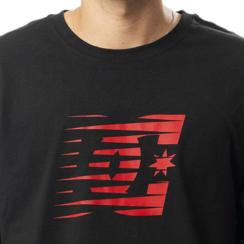 Polera Hombre Dc Go Faster Negro