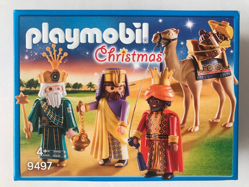 3 Reyes Magos Y Camello Playmobil Christmas 9497 Nacimiento (Usado)