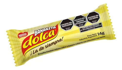 Bananita Nestlé BANANITA DOLCA banana con chocolate  pack x 16