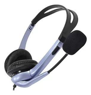 Auricular Con Microfono Genius Hs-04s Stereo Gris