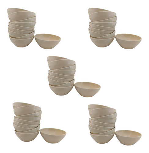 Tazón Cereal Melamina Beige 450 Ml 50