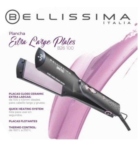 Planchita De Pelo Bellissima B26 100 Placas Anchas Rex