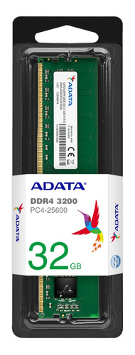 Memoria Ram Pc Adata Premier Dimm Ddr4 32gb 3200mhz