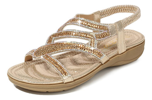 Hnghou Mujer Planos Sandalias Gladiator Ve B0b5lkr5p8_060424