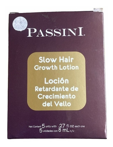 Passini Loción Retardante Crecimiento De Vello 5x8ml