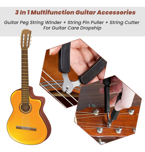 Accesorios De Guitarra Multifunción 3 En 1 Guitar Peg String