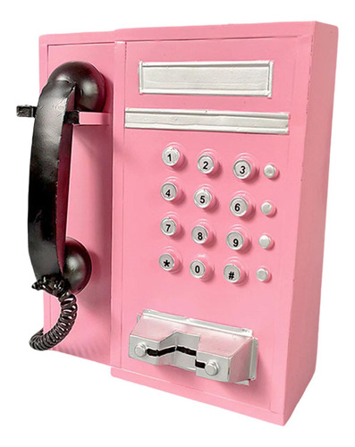 Accesorios De Teléfono Fijo Para Decoración De Pared, Rosa