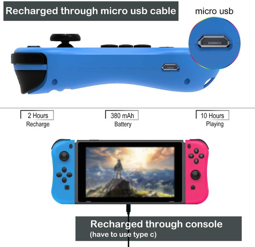 Imagen 8 de 8 de Controles Para Nintedo Switch Joy Con