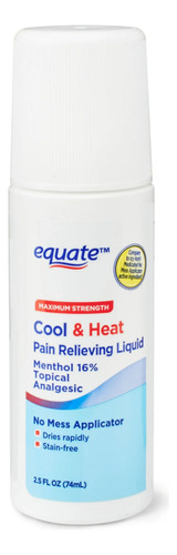 Equate Dolor Frío Calor Aliviar Mentol 16% Roll-on