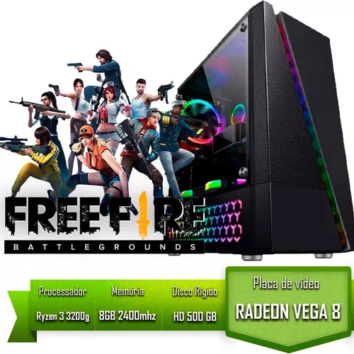 PC GAMER MAIS BARATO PARA JOGAR FREEFIRE 