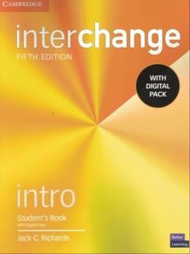Interchange - Intro Student´s Book  With Digital Pack - Fif, De Richards, Jack C.. Editora Cambridge University Press Do Brasil, Capa Mole Em Inglês
