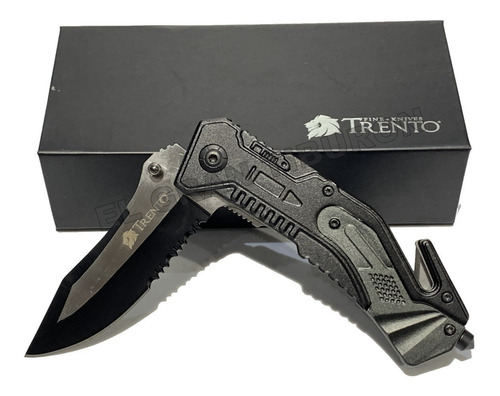 Imagen 3 de 4 de Cortaplumnas Trento Rescue 2 Tactica Inoxidable 131915