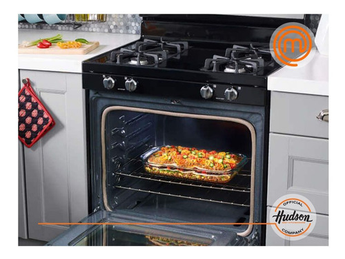 Asaderas Vidrio Templado Hudson Rectangular Para Horno