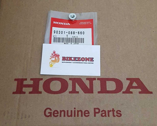 Imagen 2 de 3 de Tuerca Original Honda Varias 6mm 6 Mm Con Flange Y Traba Bkz