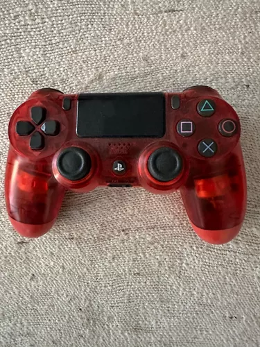 Control Ps4 Playstation 4 Dualshock 4 Inalambrico Red Crystal