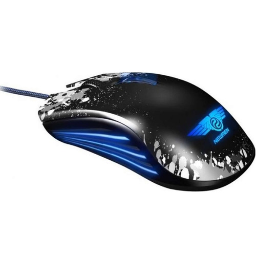 Mouse Gamer Newmen Gx2 3200dpi Usb Preto Com Led