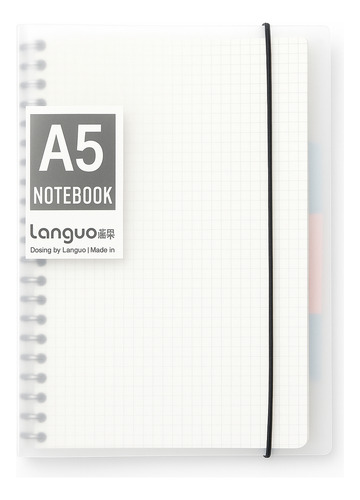 Libreta Anillada Languo Tipo Binder A5 Con Sistema Refill