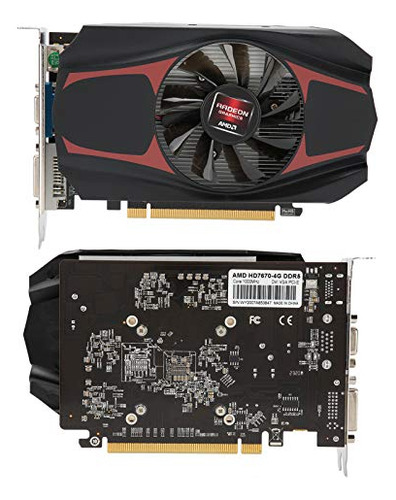 Tarjeta Gráfica De Juego Junlucki Hd7670 1gb 128bit Ddr5