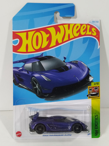 Hot Wheels 2020 Koenigsegg Jesko #184 Ed-2020 Hw-9 Azul Oscuro