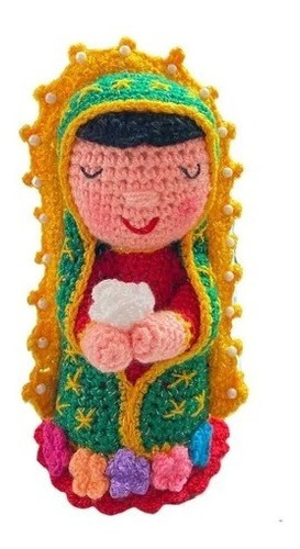 Virgen Guadalupe Artesanal Tejida Crochet