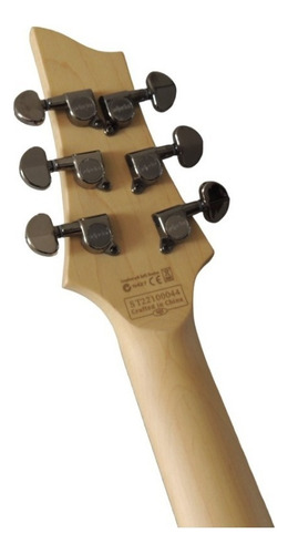 Guitarra elétrica Sgr Schecter C-1 com estojo para guitarra direita