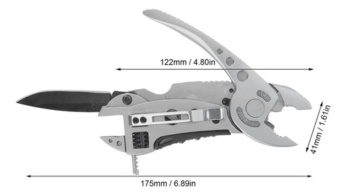 Llave Multiherramienta Alicates Multiusos Con 7 Herramientas