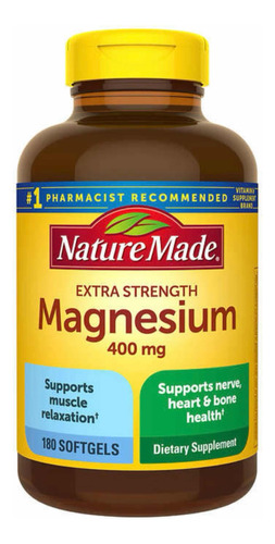 Magnesio Extrafuerte Nature Made 40 - Unidad a $609