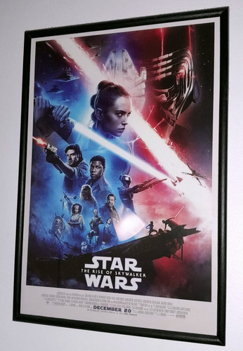 Cuadro Poster Vidrio Starwars The Rise Of Skywalker 34x48cm