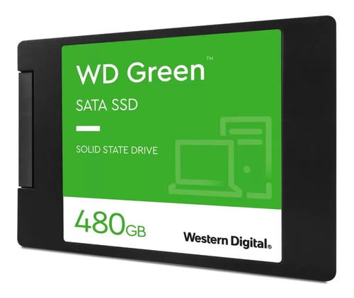 Disco sólido interno Western Digital WD Green WDS480G2G0A 480GB verde
