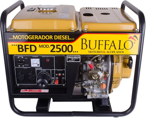 Motogerador Diesel Buffalo 5cv Mono 115/230v P Elétrica