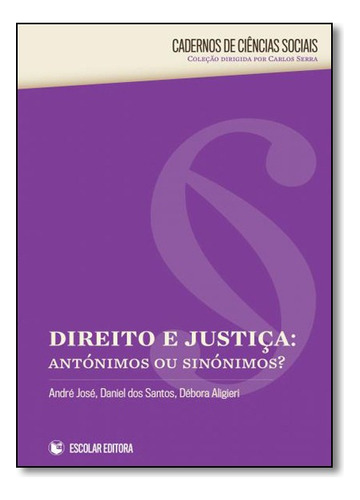Direito E Justica  Escolar, De Vários Autores. Editora Escolar Em Português